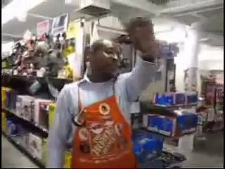 Slo-Mo Home Depot  Employee Reaction