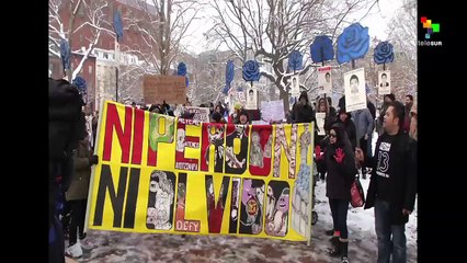 UNITED STATES: Protests against Enrique Pena Nieto
