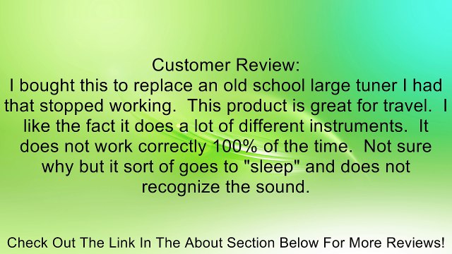 JOYO JMT-01 Clip-on Tuner Metronome for Chromatic Guitar Bass Violin Ukulele Color Display Review