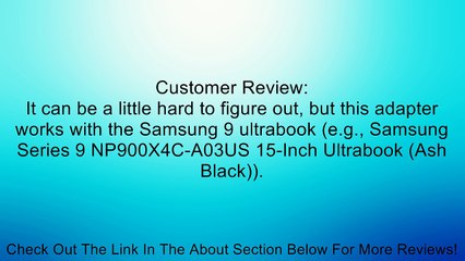 Samsung Electronics Amor2 Lan Dongle Ethernet Adapter (AA-AE2N12B/US) Review