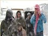 معاناة اللاجئين السوريين في لبنان بسبب الثلوج