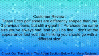 ECCO Women's Golf Street Luxe Golf Shoe Review