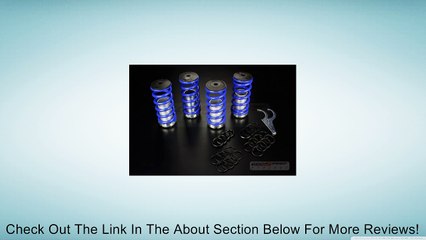 Godspeed Blue Color 1994 to 2001 Acura Integra Gs Ls GSR Lowering Spring Adjustable High Low Sleeve Kit Coilover Lowering Spring Review