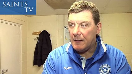 St. Johnstone - pre match v Inverness - Tommy Wright 10-5-14