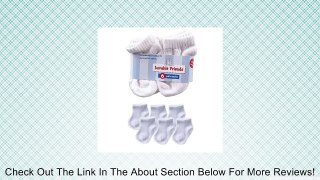 Luvable Friends 0-24 Months White 6 Pack No Show Socks (6-18 Months, White) Review
