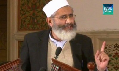 Siraj ul haq opposed armed struggle in country
