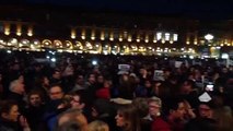 Rassemblement à Toulouse en hommage aux victimes de Charlie Hebdo