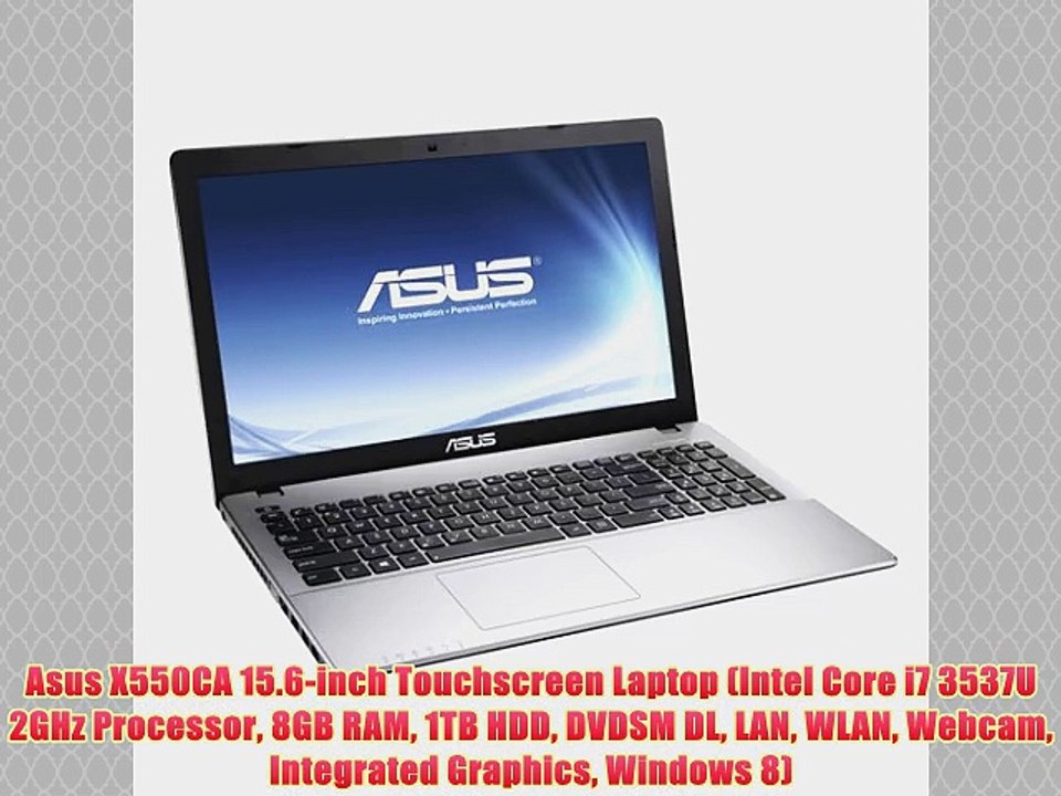 Asus X550CA 15.6-inch Touchscreen Laptop (Intel...