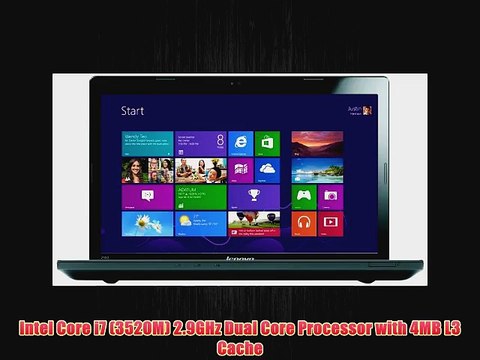 Lenovo Ideapad Z580 15.6-inch Laptop (Gunmetal) - (Intel Core i7 3520M 2.9GHz Processor 8GB