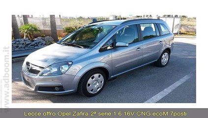 LECCE, SALICE SALENTINO   OPEL  ZAFIRA 2