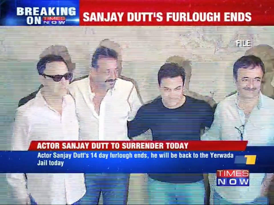 Sanjay Dutt to surrender today