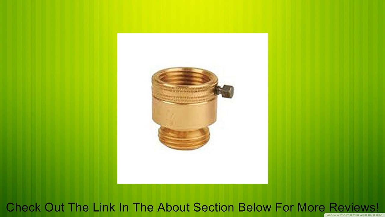 Arrowhead PK1360 Vacuum Breaker FINE Thread Inlet Brass Finish Review