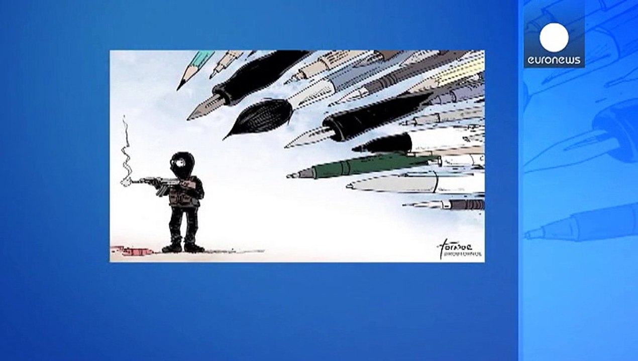 Cartoonists respond to Paris killings