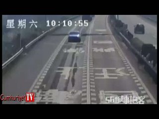 Kadına kamyon tekerleği çarptı
