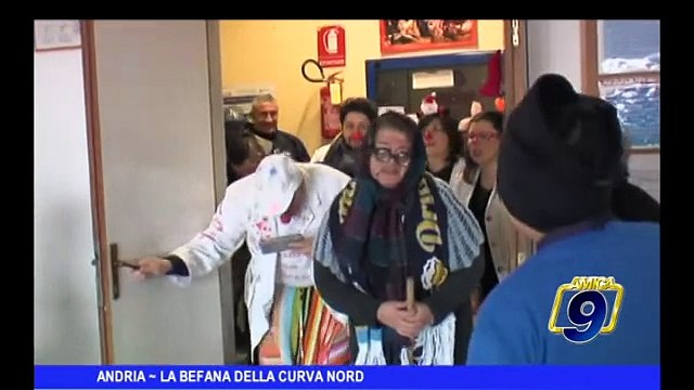 ANDRIA | La Befana della Curva Nord e dei Clown dottori al Bonomo