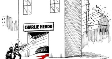 Brezilyalı Karikatüristten Çarpıcı Charlie Hebdo Karikatürü