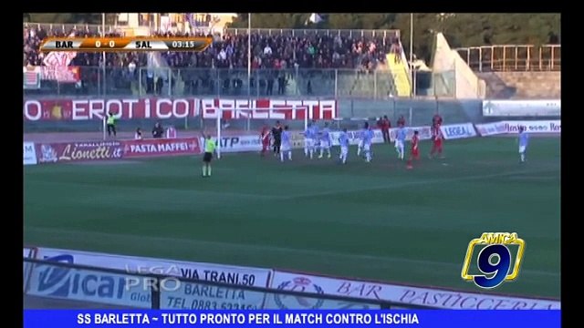 S.S. BARLETTA | Tutto pronto per il match contro l'Ischia