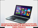 Acer Aspire E1-570 15.6-inch Laptop (Intel Core i3 3217U 1.8GHz 4GB RAM 750GB HDD DVDSM DL
