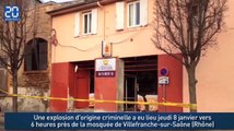Explosion criminelle près de la mosquée de Villefranche-sur-Saône
