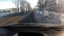 Rusya’da otomobil hırsızı kazadan kaçamadı