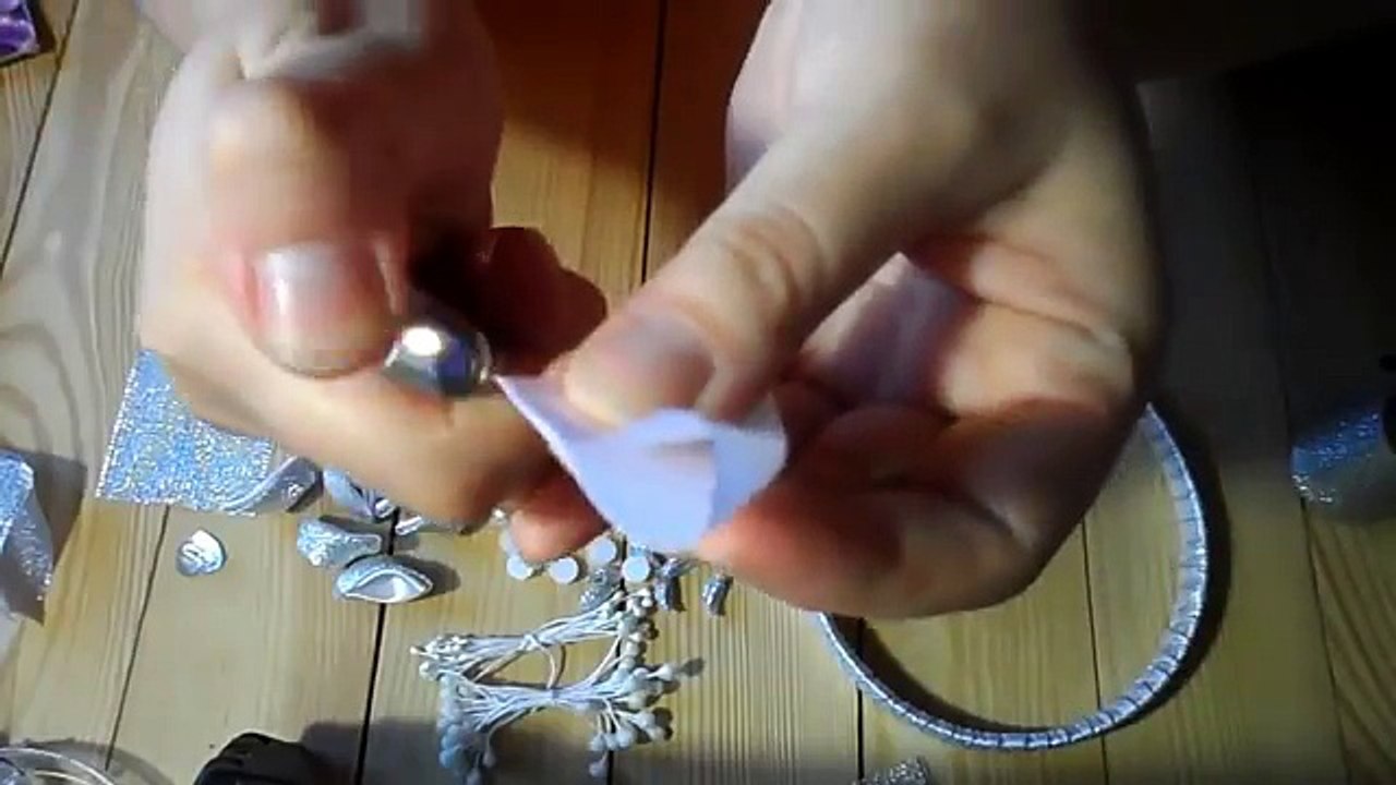 Новогодняя Корона Канзаши...