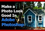 Adobe Photoshop Tutorial - How to Easily Make a Photo Look Good (Simple Photo Editing)