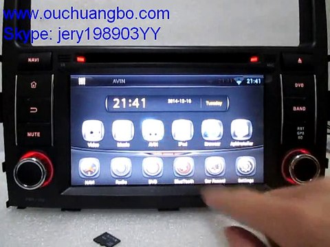 Ouchuangbo Mitsubishi Pajero V97 V93 stereo gps sat navi pure android 4.2 system