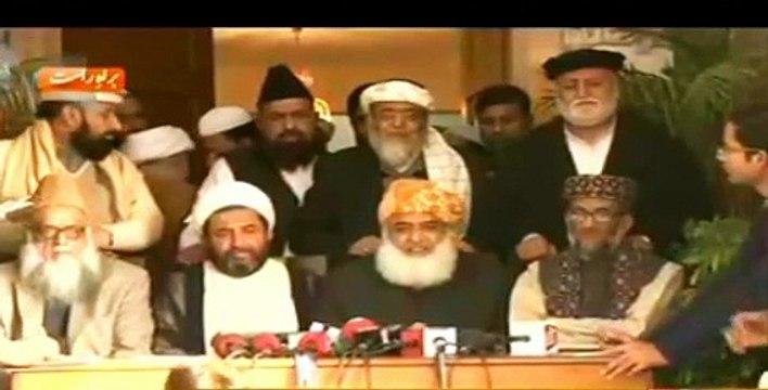 Maulana Fazal Ur Rehman against Army Act Amendment