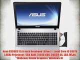 Asus X550CC 15.6-inch Notebook (Silver) - (Intel Core i5 3337U 1.8GHz Processor 6GB RAM 750GB