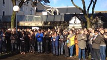 Après l'attentat à Charlie Hebdo, rassemblement à Concarneau