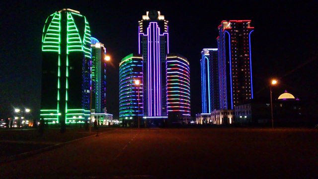Грозный Сити - Zoom sur la ville de Grozny - Chechnya