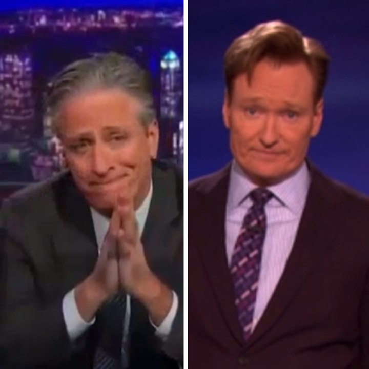 Les comiques Jon Stewart et Conan O'brien rendent hommage à Charlie Hebdo dans leurs émissions
