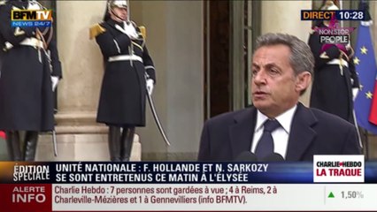 Attentat à Charlie Hebdo : Gérard Larcher en larmes, les réactions politiques
