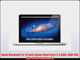 Apple MacBook Pro 13 inch Laptop (Dual-Core i7 2.8GHz RAM 4GB HDD 750GB Graphics SD