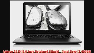 Lenovo G510 156inch Notebook Black Intel Core i34000M 24GHz 4GB RAM 500GB HDD Integrated Graphics HDMI Windows 8