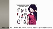 Amy Winehouse SET : (Full Size Tattoos) Temporary Tattoo Review
