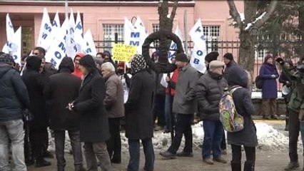 TMMOB Üyeleri, Siyah Çelenk Bıraktı