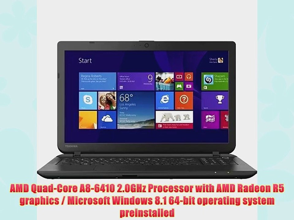 Toshiba - Satellite C55D-B5224 - 15.6 Laptop - AMD A8-6410 Quad Core - 8GB Memory - 1TB Hard