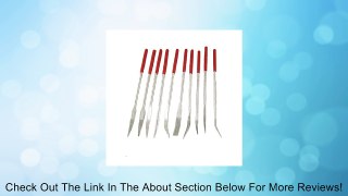 Amico 160 x 4mm Lapidary Bent Curved Diamond Needle Files Red Handle 10 Pcs Review