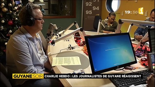Charlie Hebdo, Les journalistes de Guyane réagissent