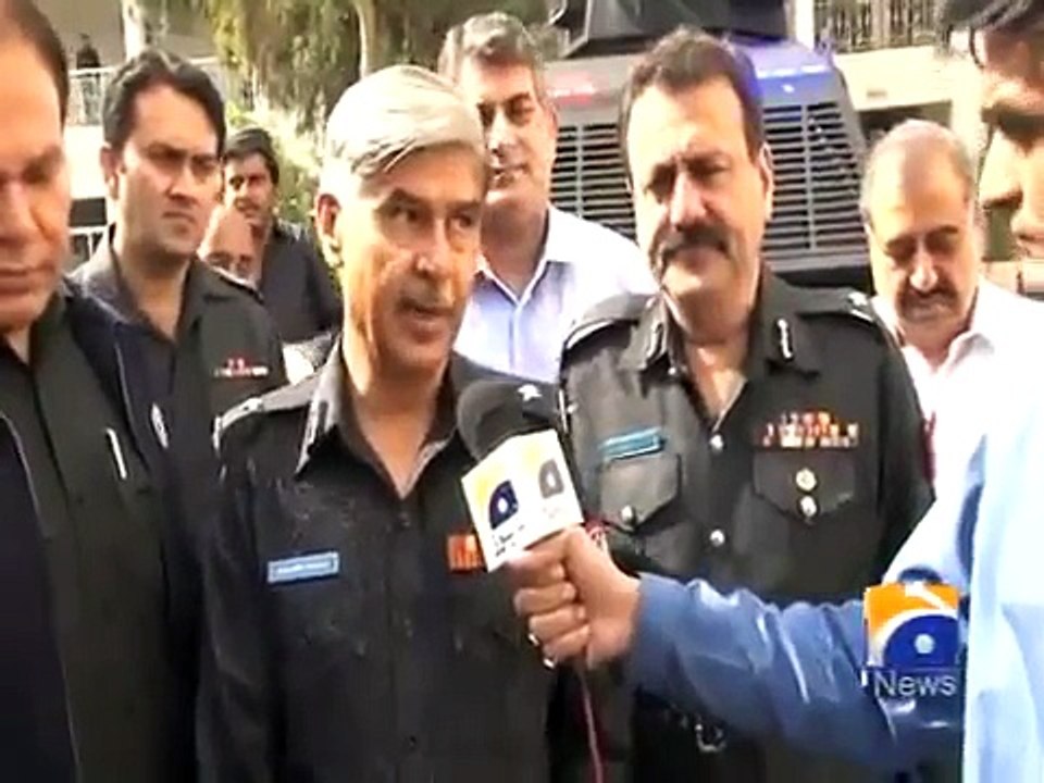 Geo News Headlines 6 January 2015_ IG Sindh meeting