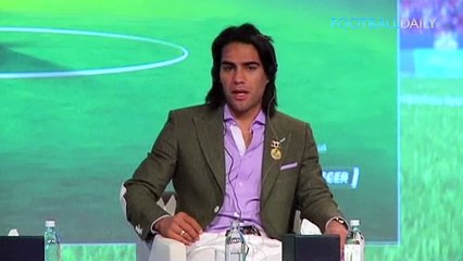 Falcao 'I'm happy at Atletico Madrid'