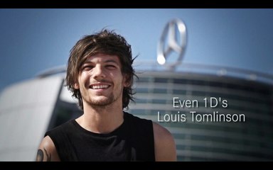 Louis Tomlinson at Mercedes-Benz World