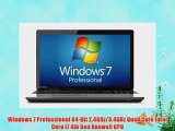 Toshiba Satellite S50-ABT3N22 15.6 Quad Edition Windows 7 PRO Laptop PC (S55 with Intel Core