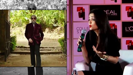 Aishwarya's reaction on Big B's 'Shamitabh' trailer