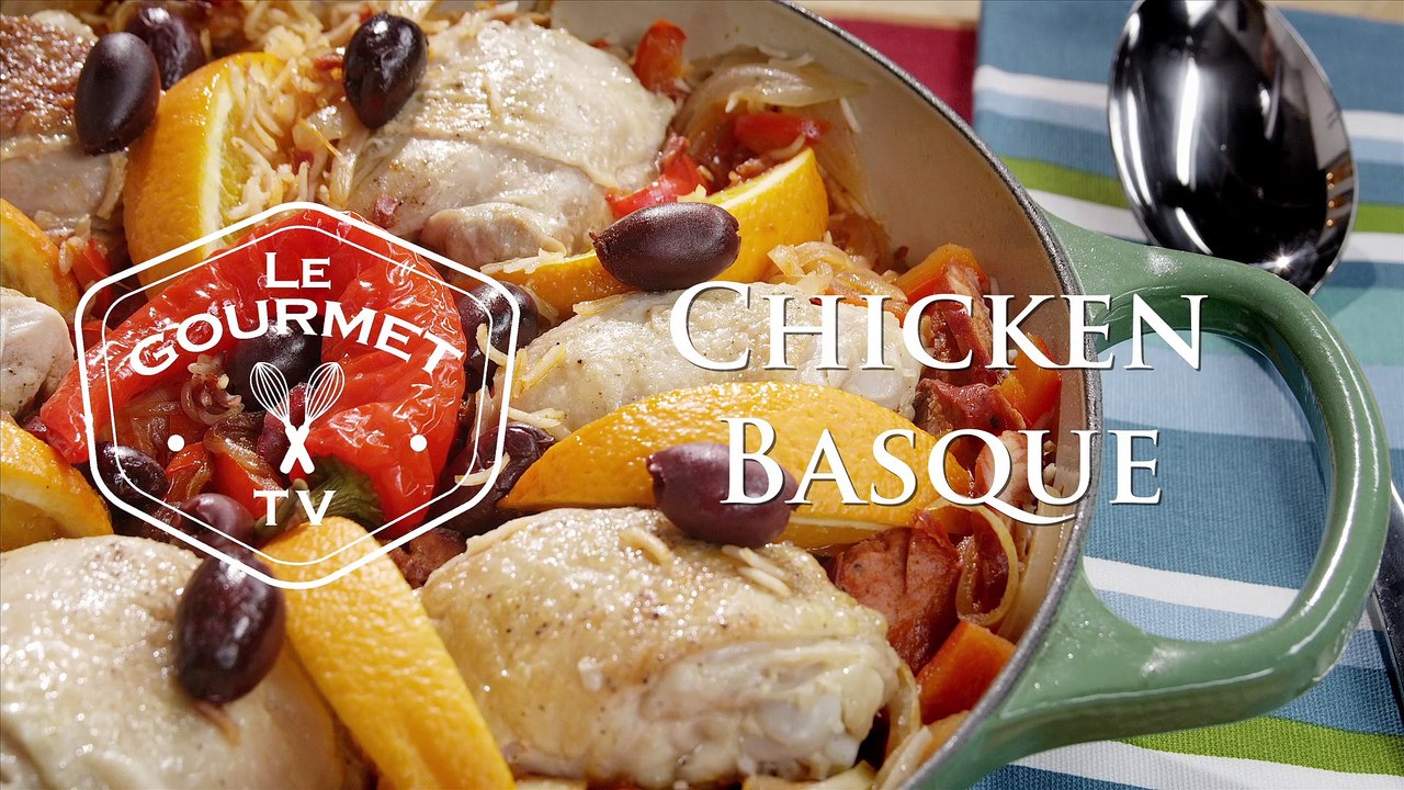 Chicken Basque One-Pot meal Recipe - LeGourmetTV