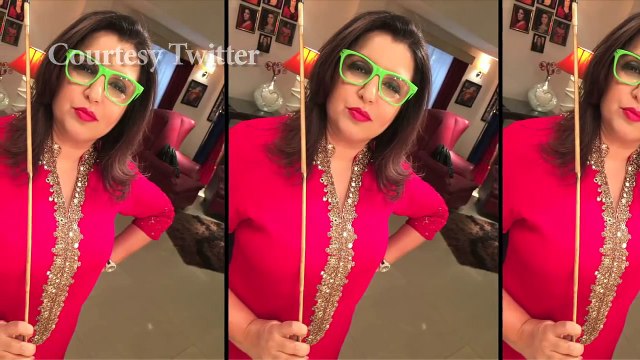 Watch Salman giving tips to Farah to host 'Bigg Boss'