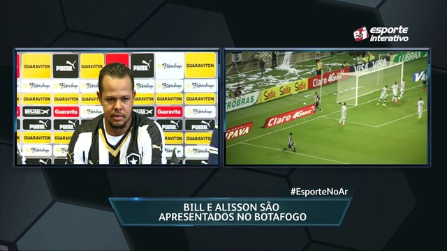 Bill em coletiva do Botafogo: Hoje eu sou muito bem casado