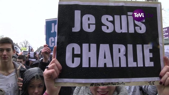 Chalie Hebdo : hommage aux victimes de l'attentat à Saint-Lô [TéVi] 15_01_08