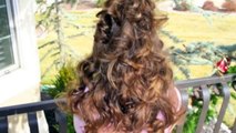 Headband Curls | No Heat Hair Curling  | CuteGirlsHairstyles | Disney Style